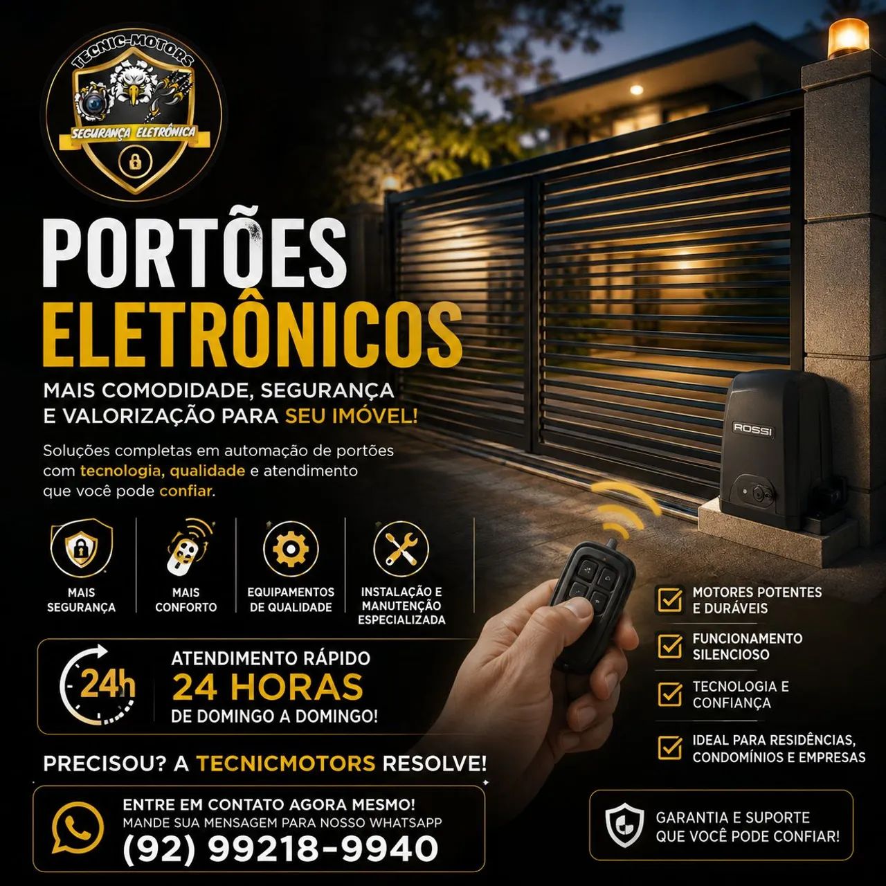 Portão Eletrônico/Automático 