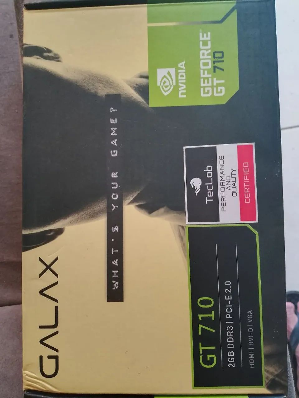 Placa de vídeo GT 710 2GB DDR3 