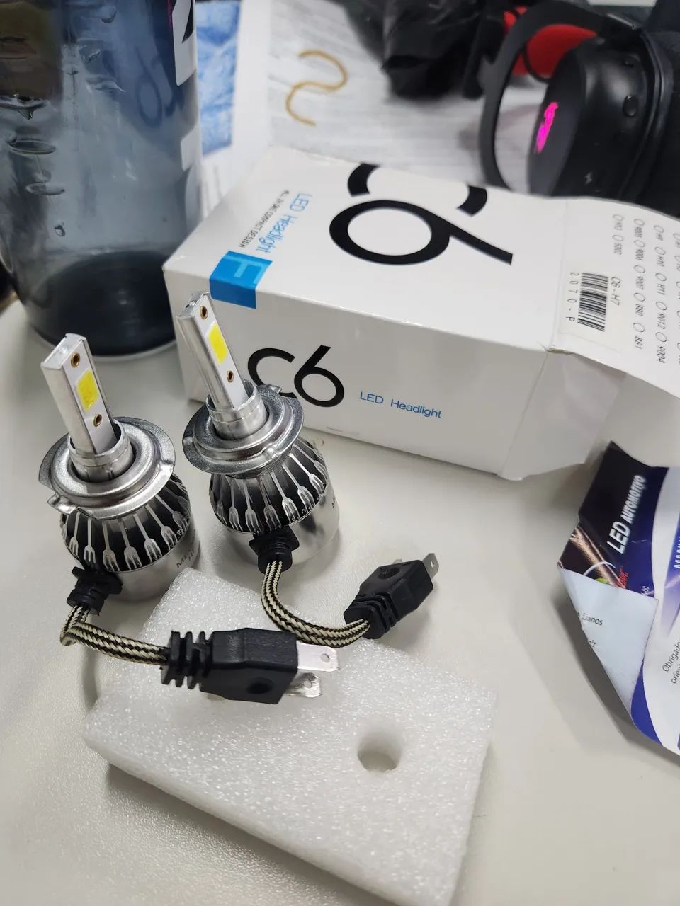 Lâmpadas de led h7 C6