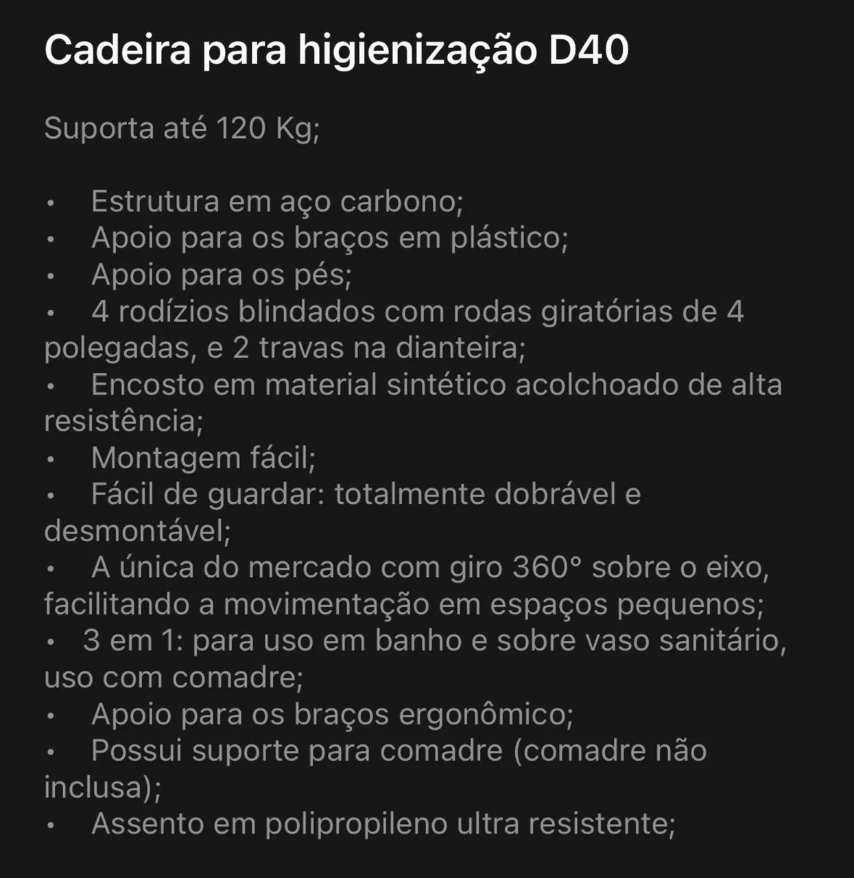 Vendo cadeira de banho  - Foto 2