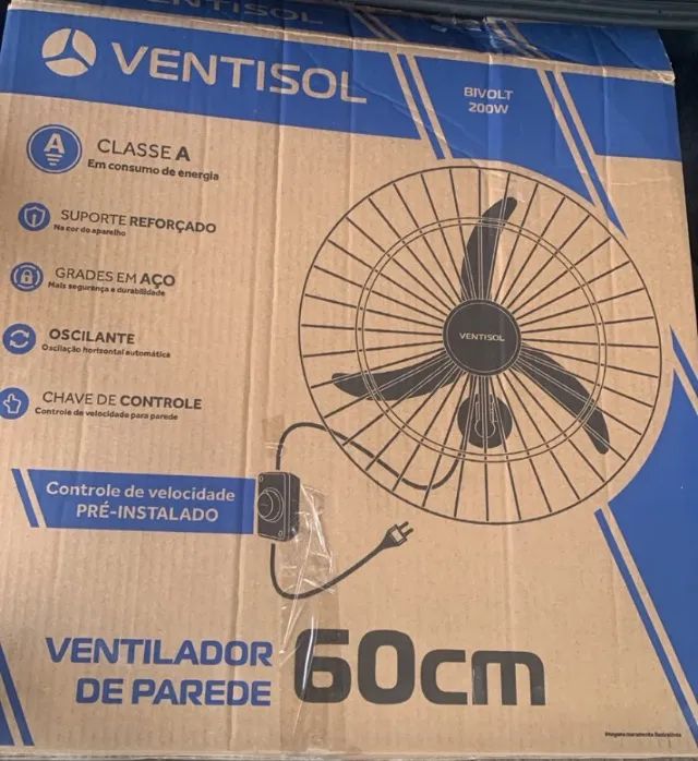 Ventilador de parede ventisol 