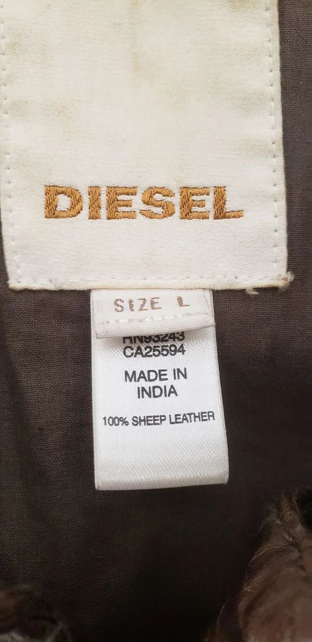 Jaqueta Diesel *original, couro legítimo - Foto 2