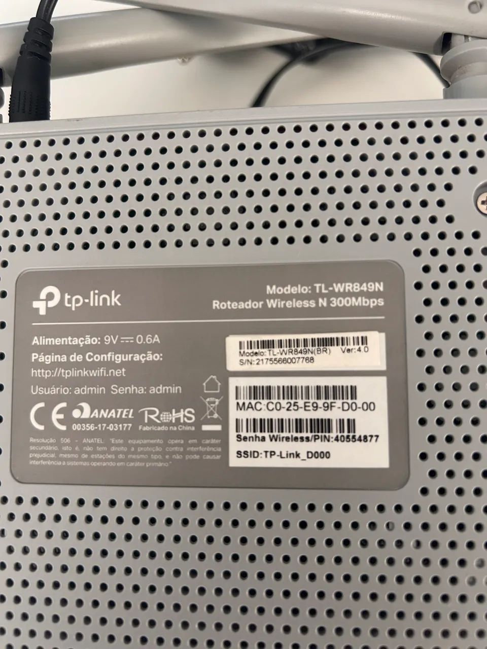 Roteador wireless tp link modelo TL-WR849N(ver:4.0) - Foto 3