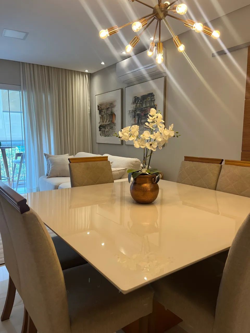 Vendo mesa Jantar Com cadeiras - Foto 5