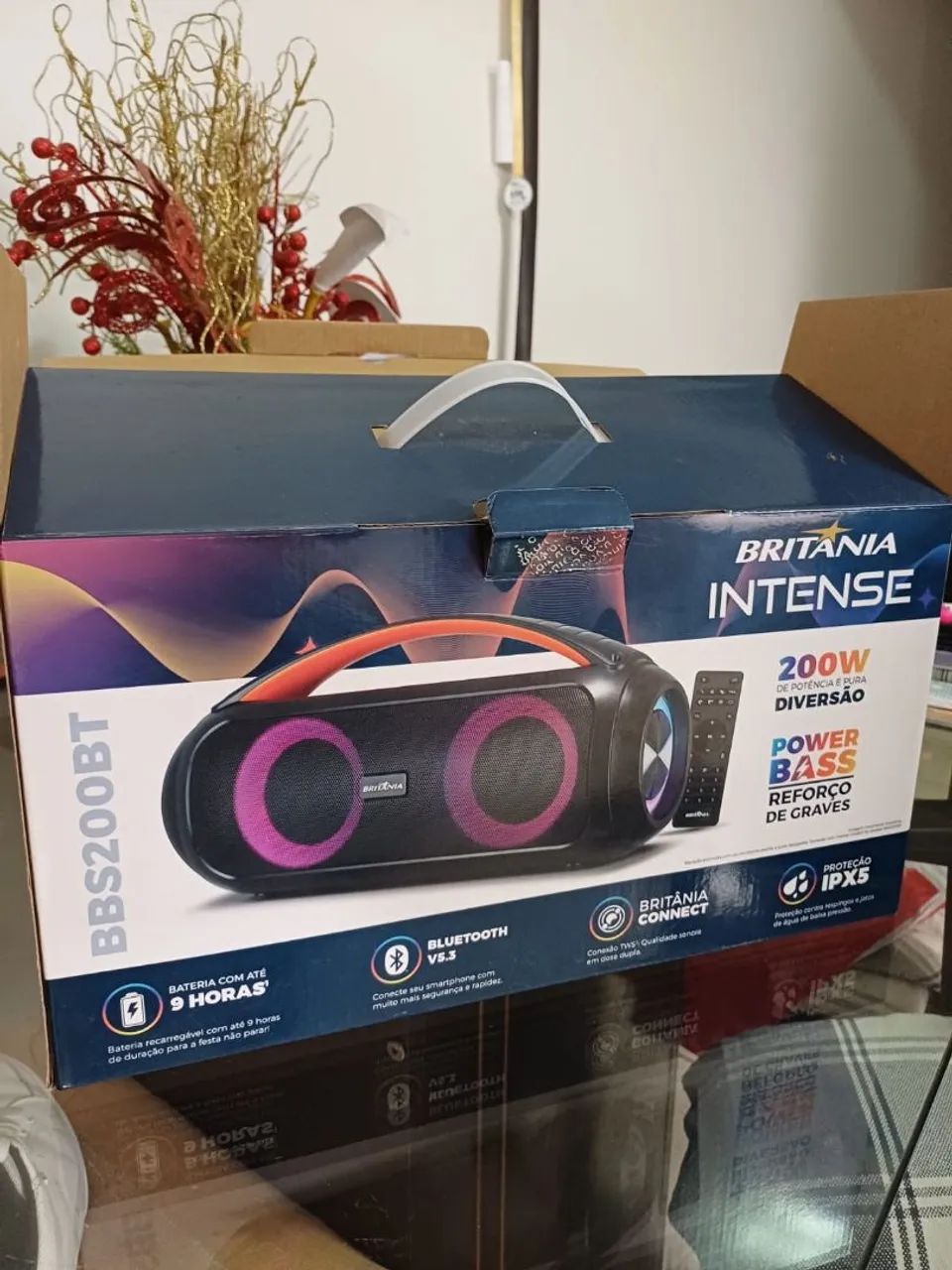 Caixa de som boombox britânia nova - Foto 4