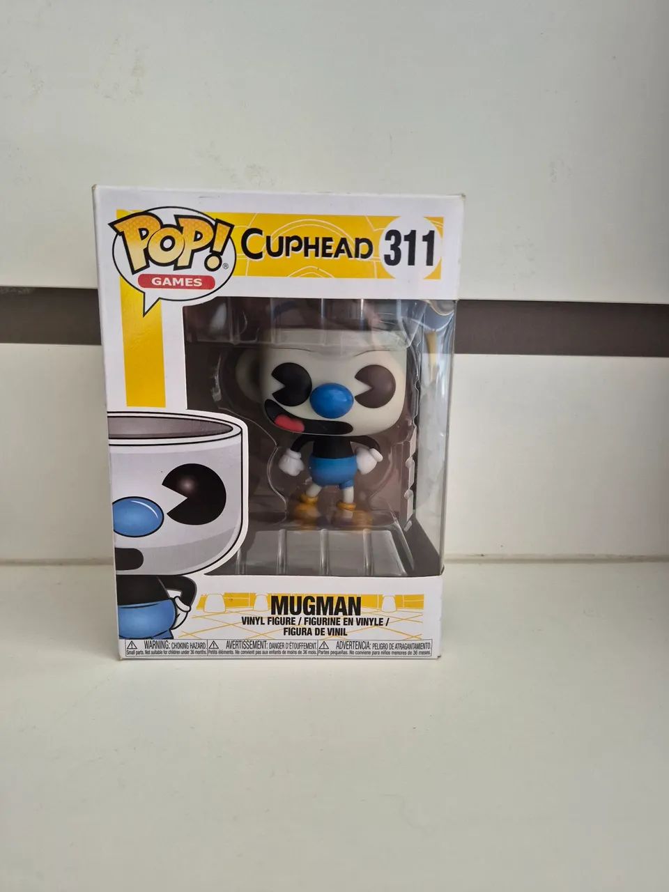 Funko pop mugman colecionador raro