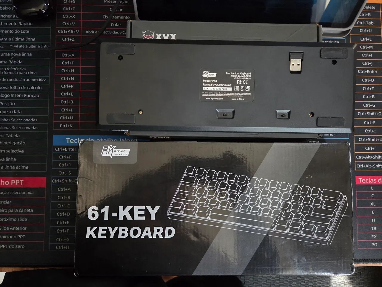 Teclado mecânico Rk Royal kludge 60% abnt 2 - Foto 4