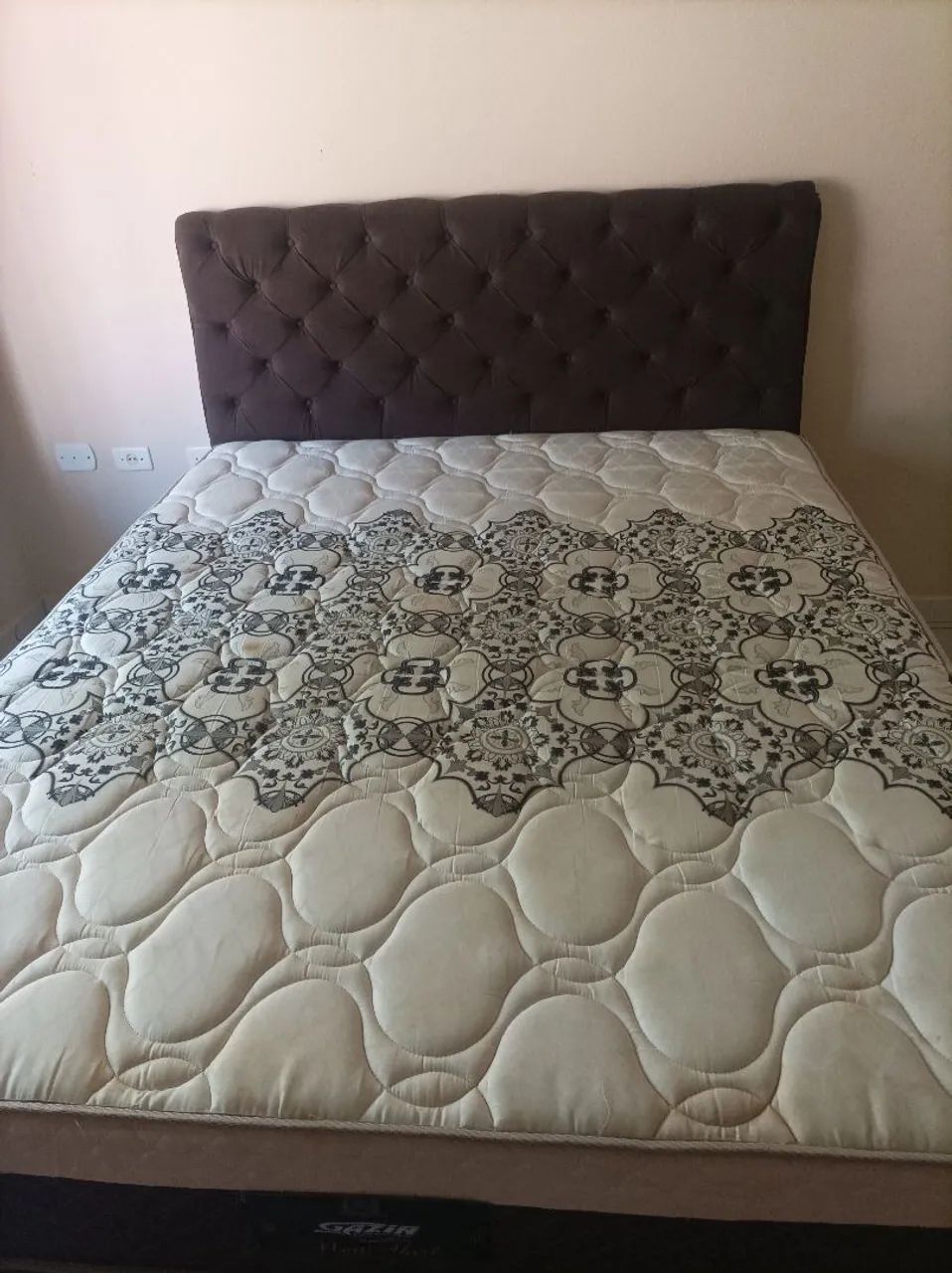 Cama box casal Queen com cabeceira  - Foto 3