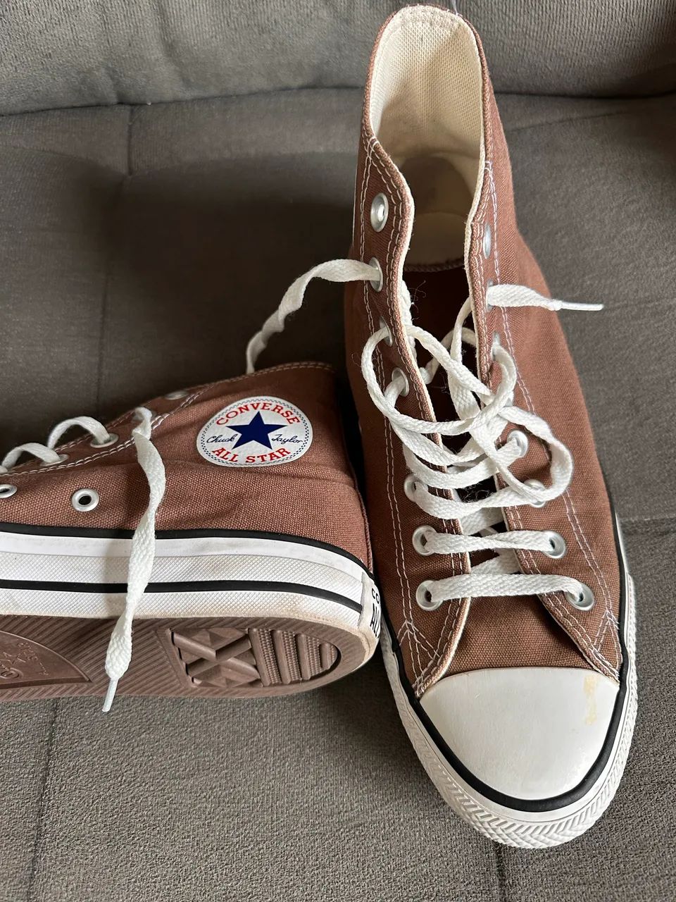 Tenis converse all star marrom - Foto 2