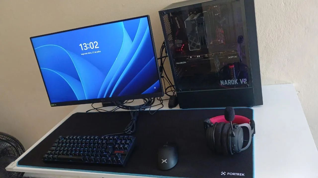 PC GAMER AM4 COMPLETO ( 2 MESES DE USO )