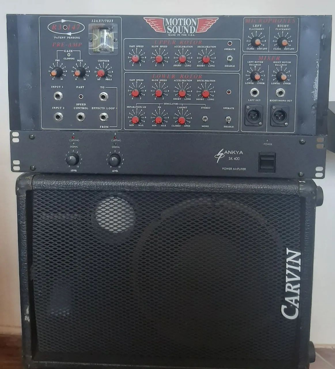 Motion sound R3-147 レスリー　シミュレータ Preamp Motion Sound R3 147 Hammond Leslie Speaker Vintage