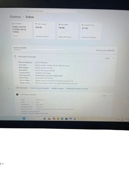 Notebook ThinkPad T14 i5 vPRO 10G 8GB Nvme 552 - Foto 3