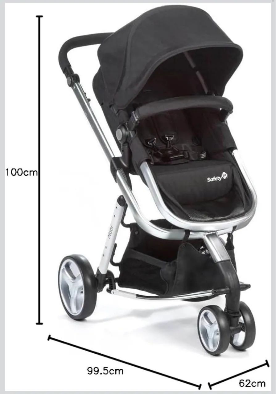 Carrinho Bebê e Bebê Conforto mobi Safety 1 - Foto 5