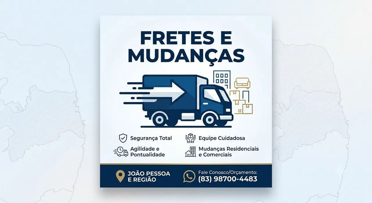 Fretes e mudanças em jp e região 