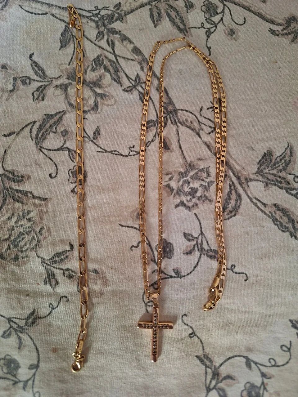 Pulseira, cordão e pingente MAGOLD