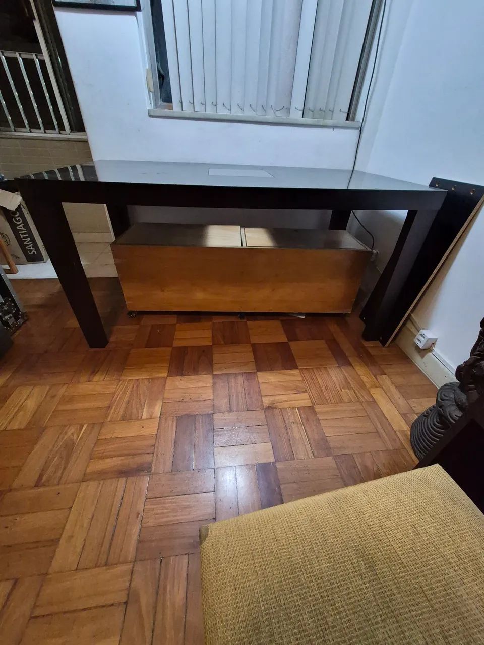Mesa jantar madeira maciça 160x88cm - Foto 3
