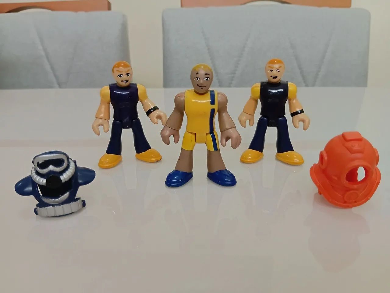 Lote de bonecos mergulhadores imaginext 
