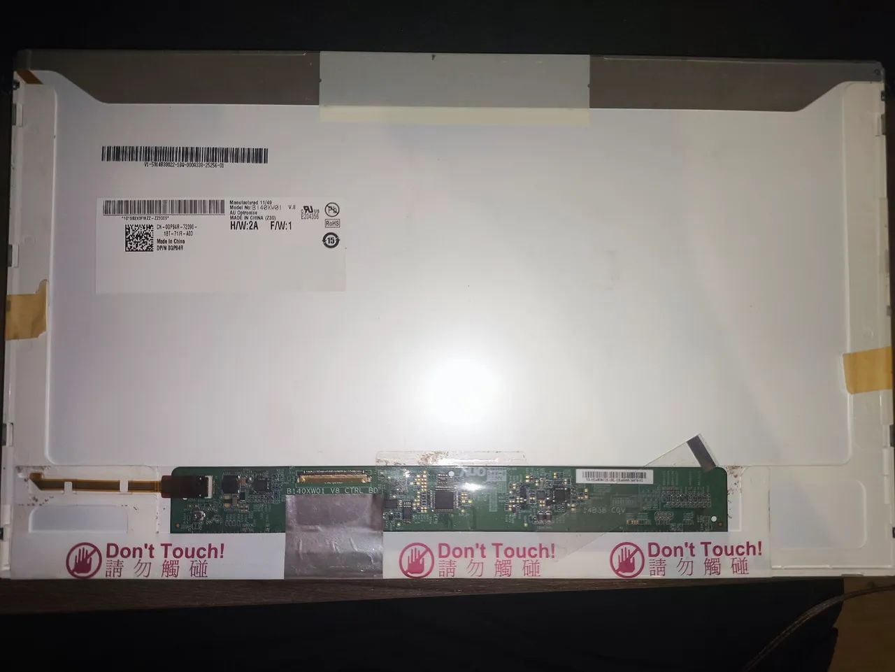 Tela LCD 14 Polegadas Slim - Modelo B140XW01 V.8 (Para Notebook)