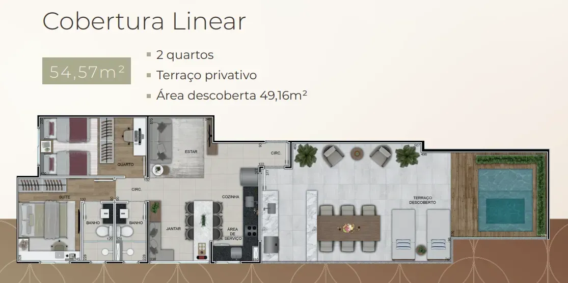PLANTA 54m²