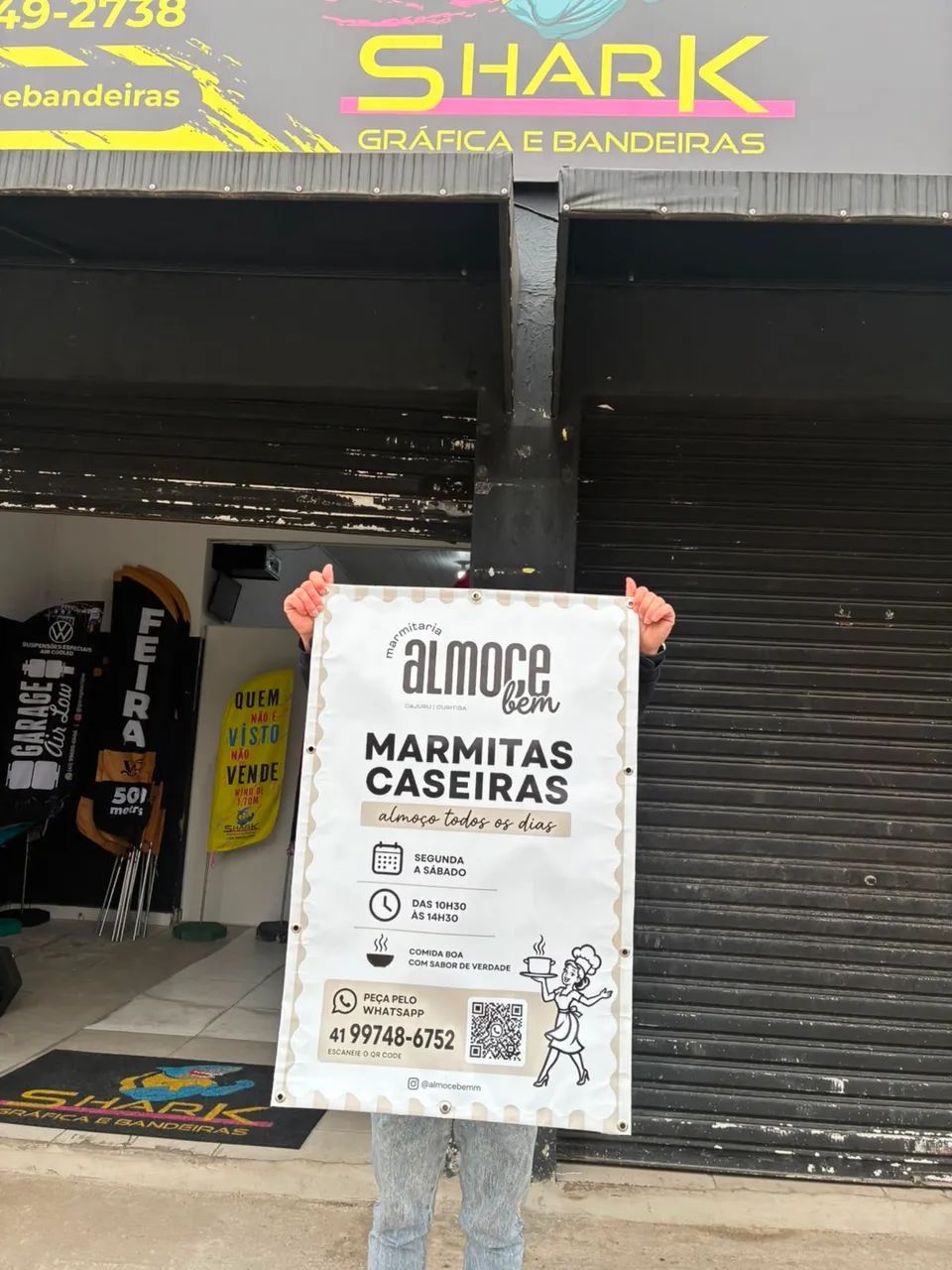 Faixa personalizada, banner personalizado, banner de comércio, placa,  - Foto 2