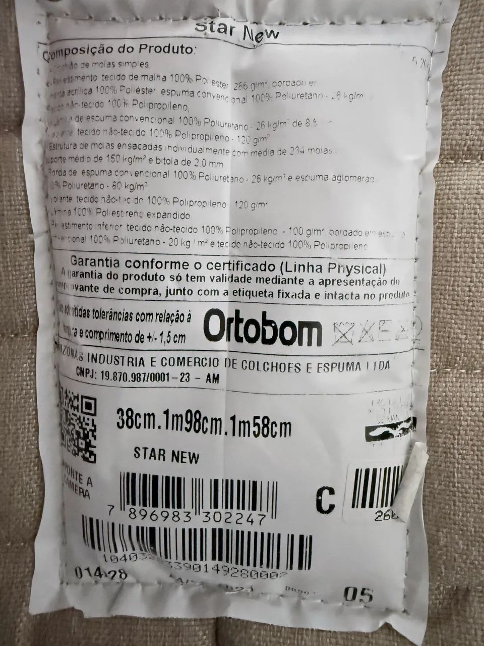Cama Queen - base e colchão - Ortobom excelente estado - Foto 2