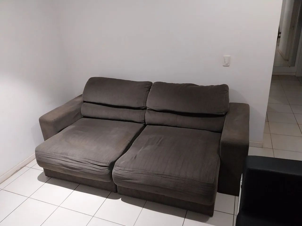 Sofá retratil e reclinavel com 2.40 metros - Foto 3