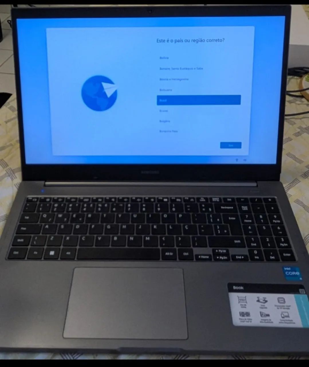 Notebook Samsung Book NP550XD 
