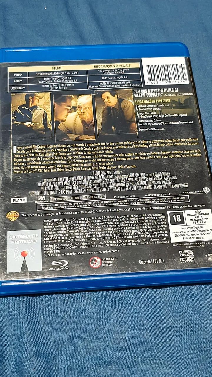 Blu-Ray Os Infiltrados - Foto 2