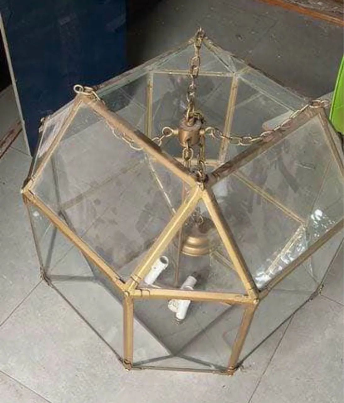 Lustre Globular Art Déco
