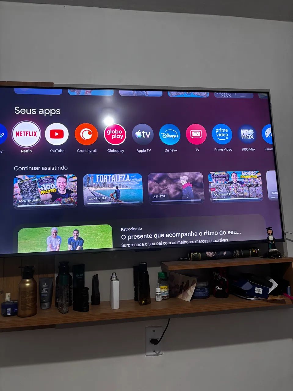 TV TCL QLED 4K 55 polegadas  - Foto 3