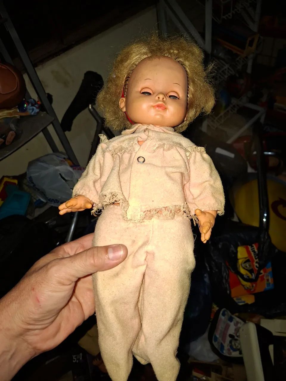 Boneca antiga estrela 