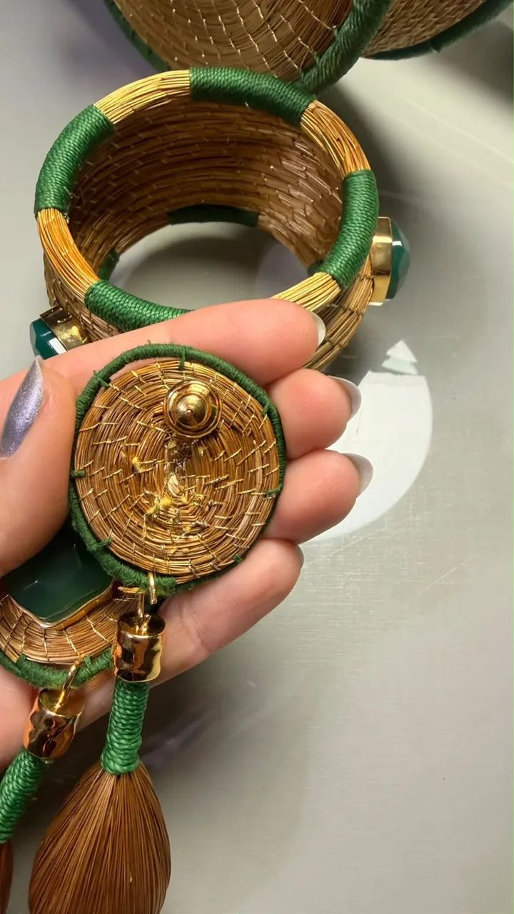 Conjunto Maria Dolores | Coleção Oásis Dourado  - Foto 5