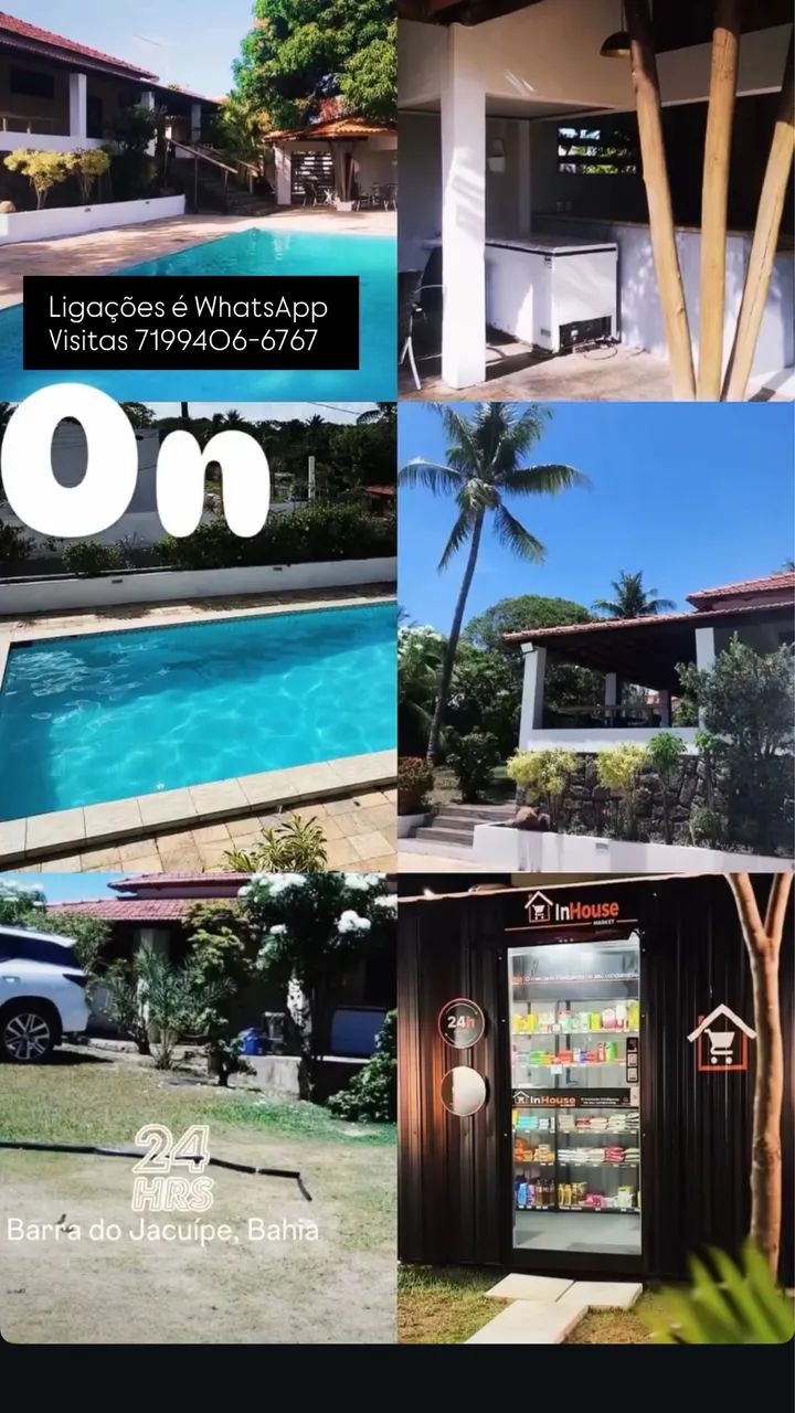 Alugo barra de Jacuípe 7/4 em cond 