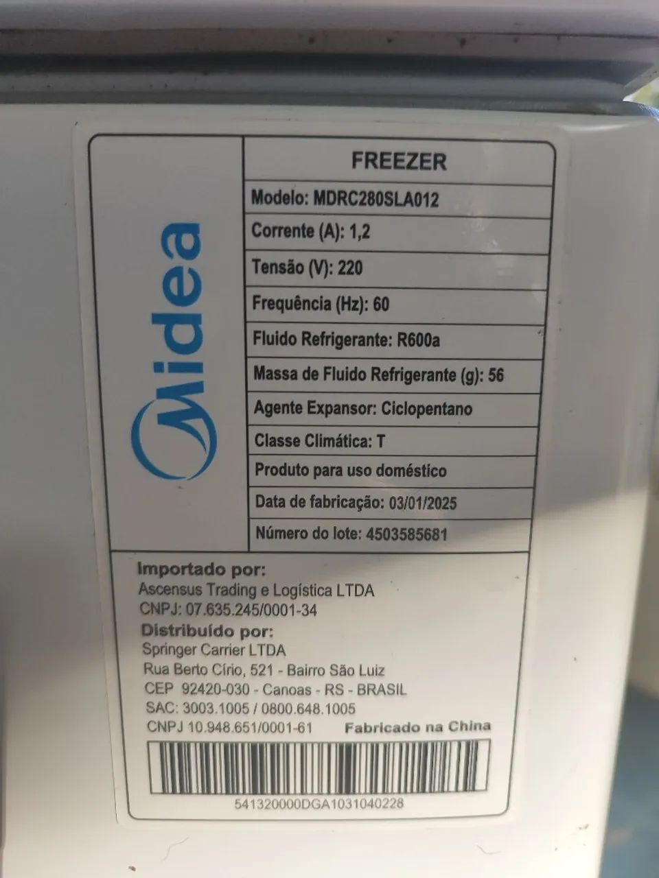 Freezer midea 220v - Foto 2