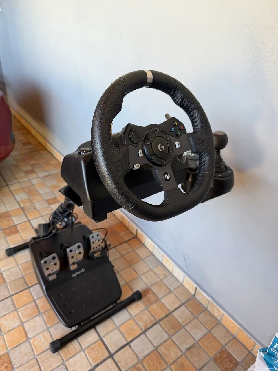 Logitech G920 COMPLETO + Câmbio + Suporte Cockpit - Foto 3