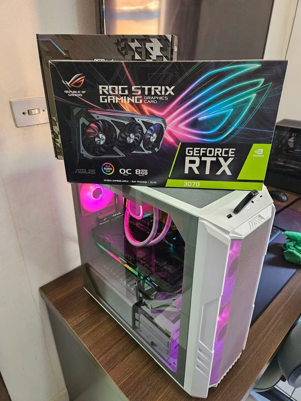 PC GAMER RTX 3070 ASUS ROG STRIX - Foto 4