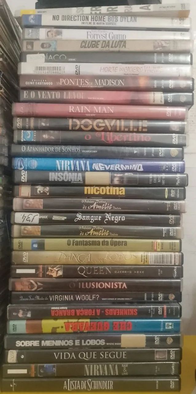 Coleção de DVDs 