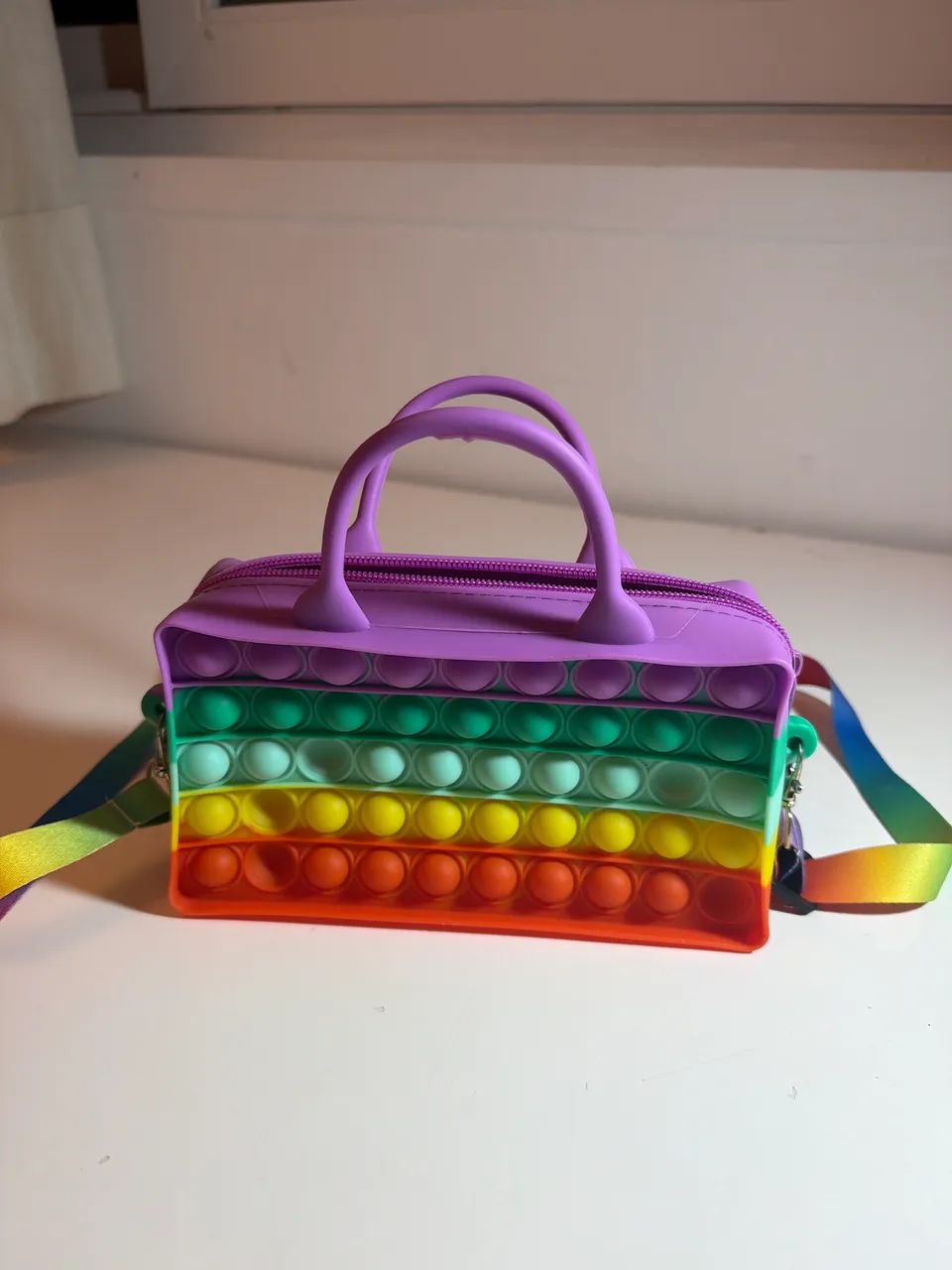 Bolsa colorida pop it 
