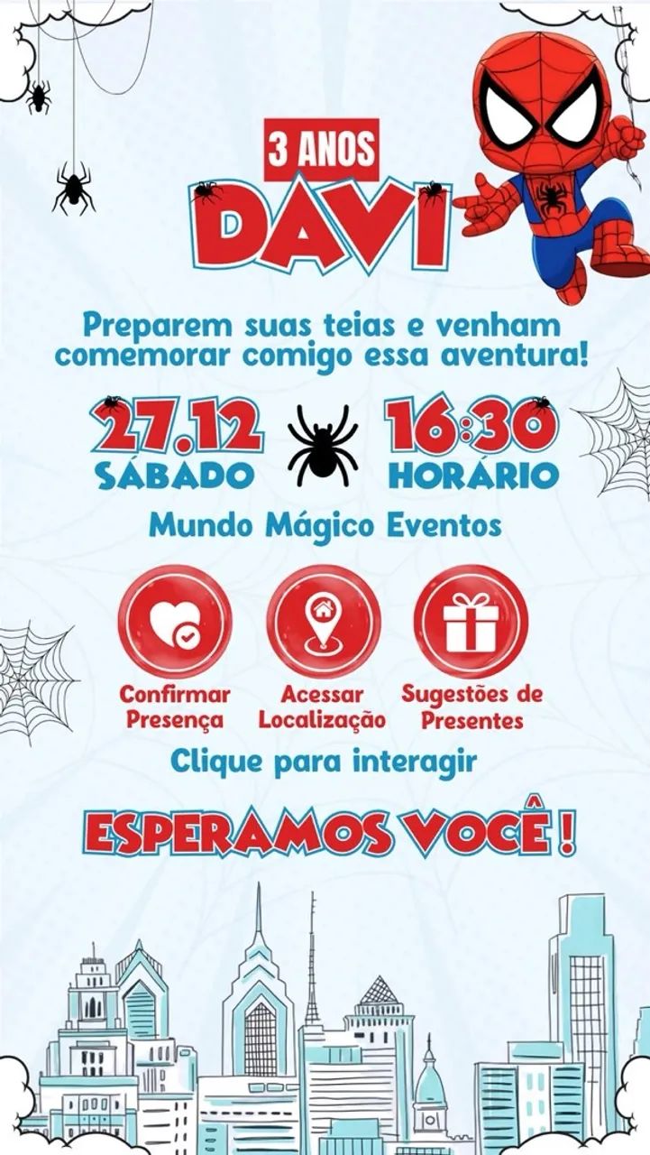 Criação de convite interativo - Foto 3
