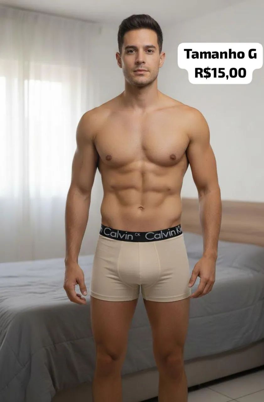 Cueca Box masculina tamanho G e GG  - Foto 4