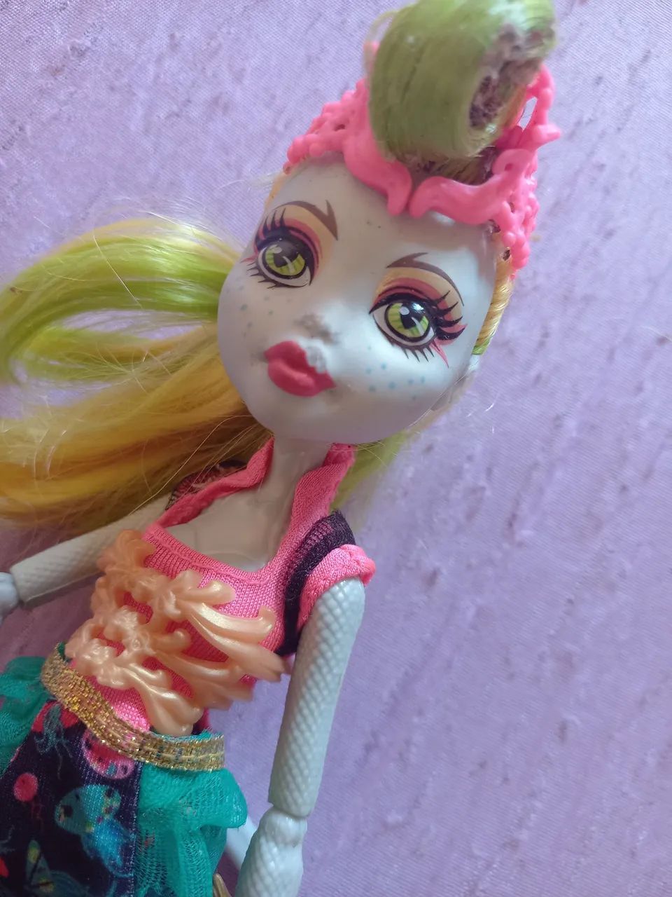 Vendo monster high lagoona fire usada - Foto 2