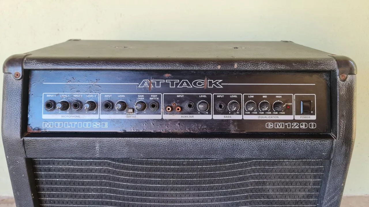 Caixa de som multiuso Attack CM 1290 - Troco por bicicleta  - Foto 2