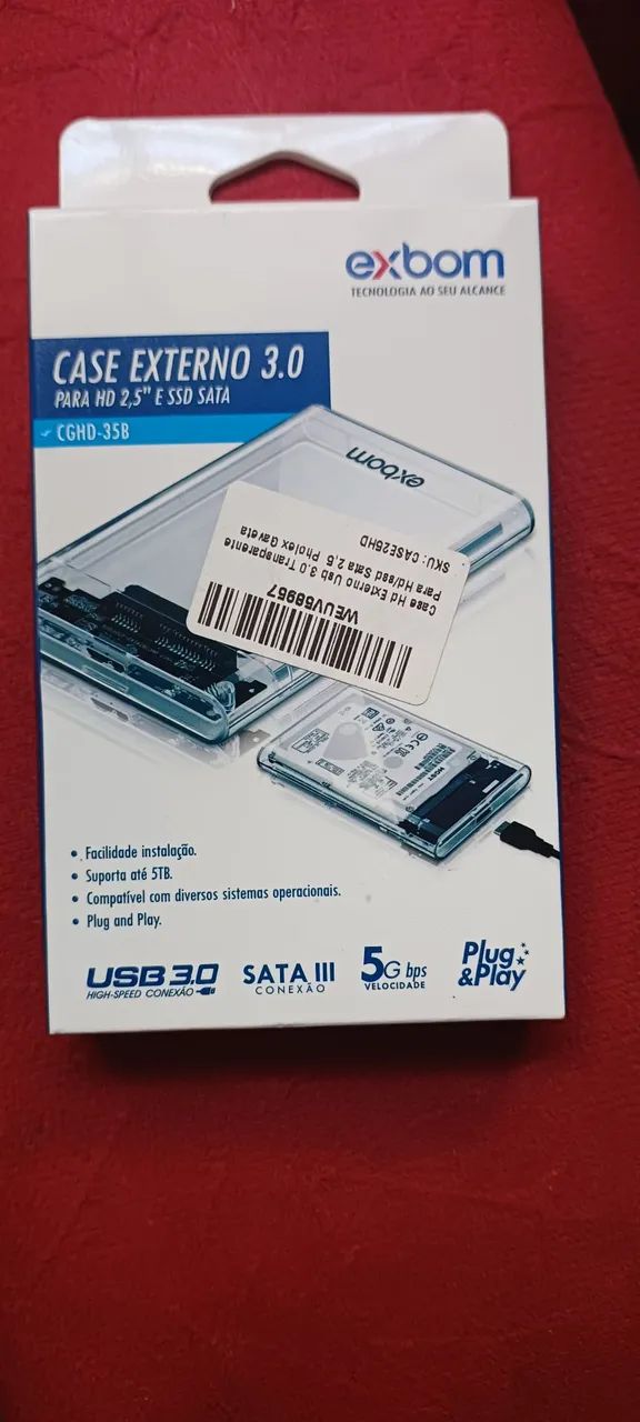 Case para hd externo - Foto 2