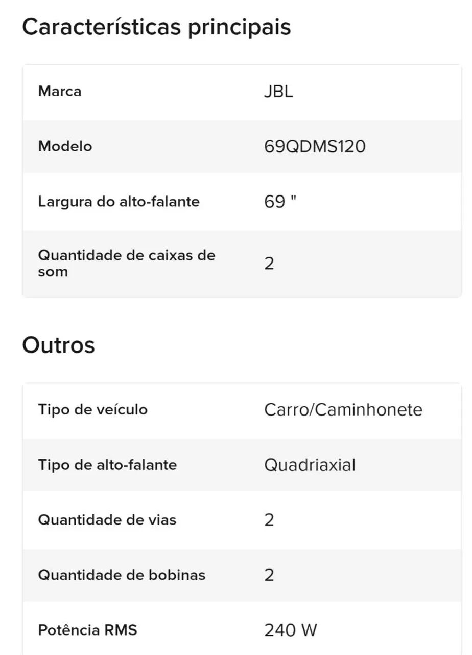 Vendo 2 pares 6x9 JBL, Módulo Stetson  - Foto 4