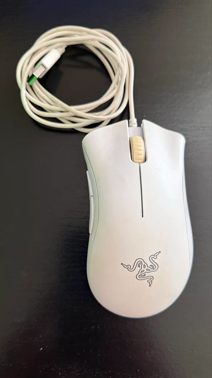 Mouse Gamer Razer Deathadder Essential White Edition - Foto 4