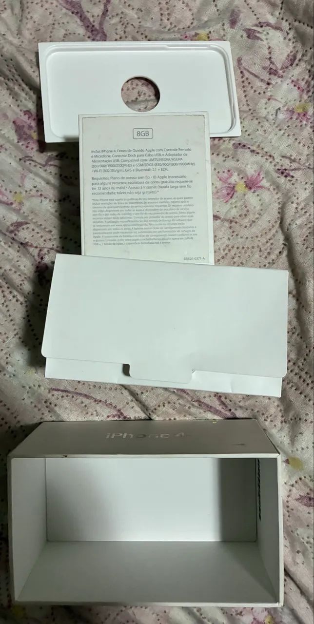 CAIXA ORIGINAL IPHONE 4 - 8GB - Frete Grátis.  - Foto 3