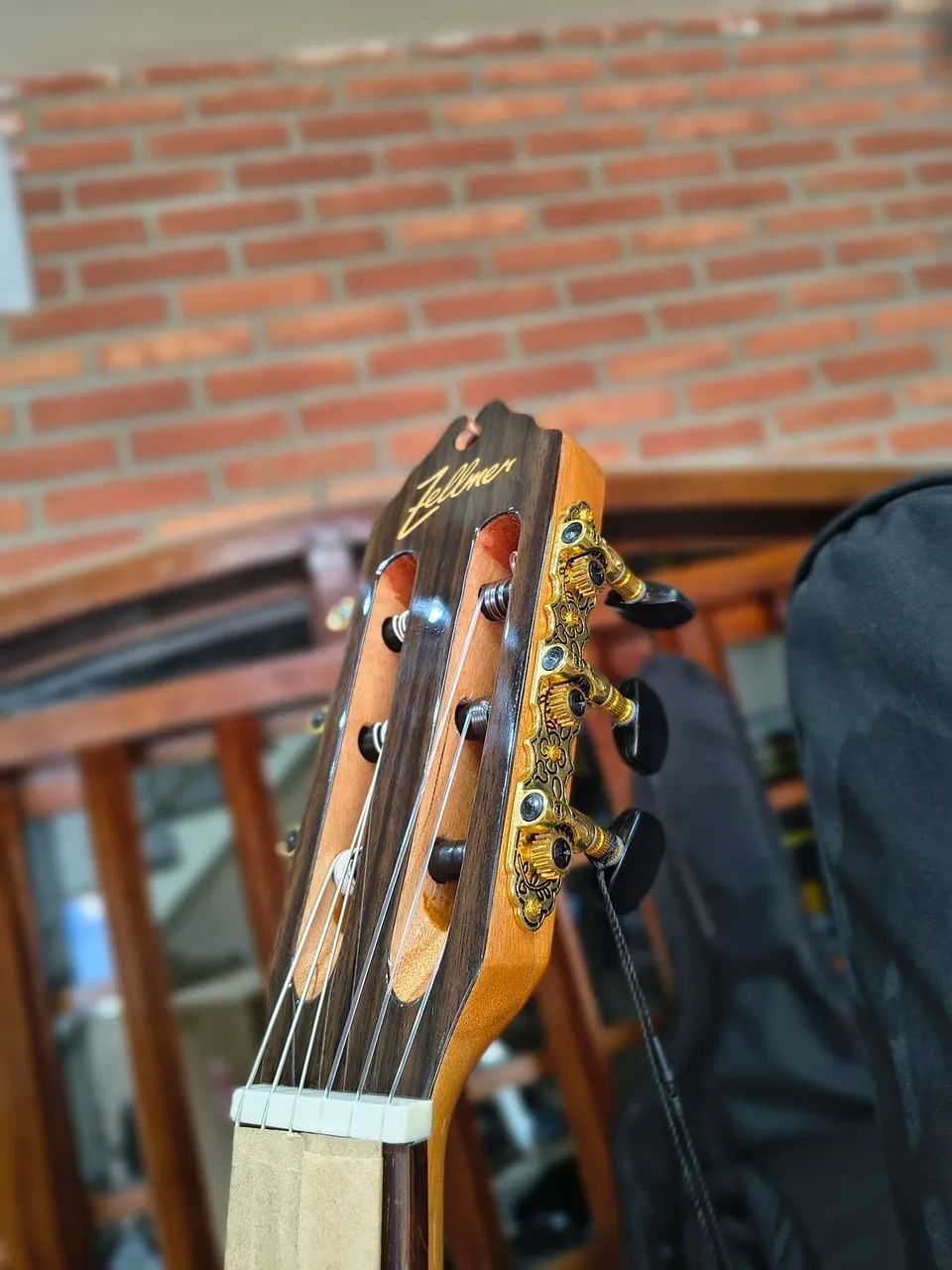 Violão Primevo Cedro maciço Cutway Eletroacústico com bag - Foto 5