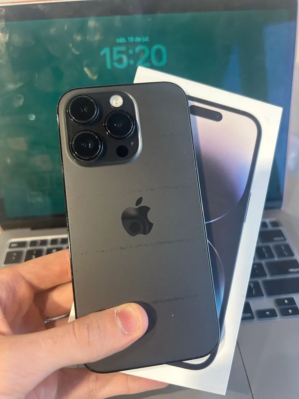 iPhone 14 Pro 256 GB grafite - Foto 2