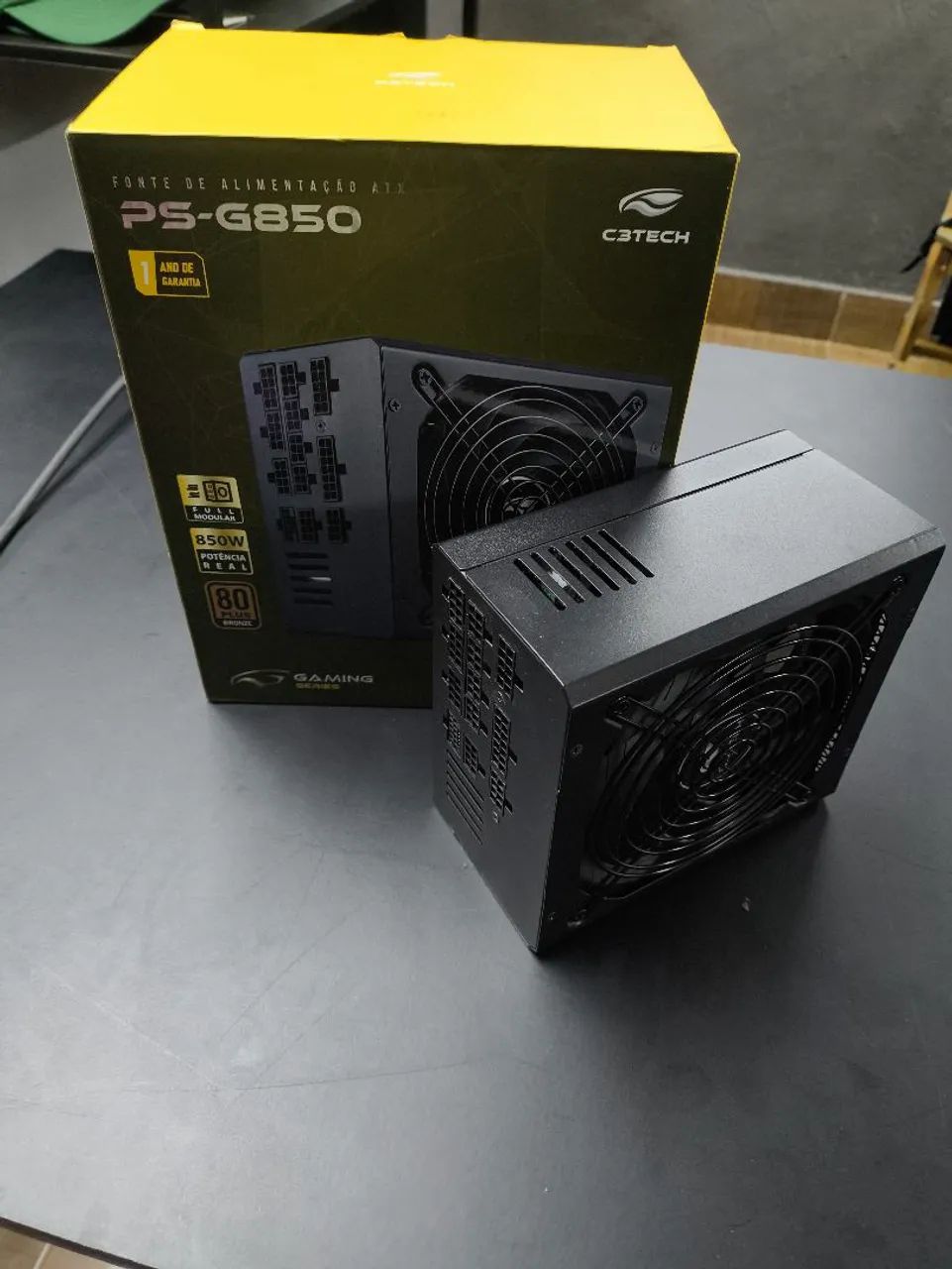 Fonte 850W modular c3tech