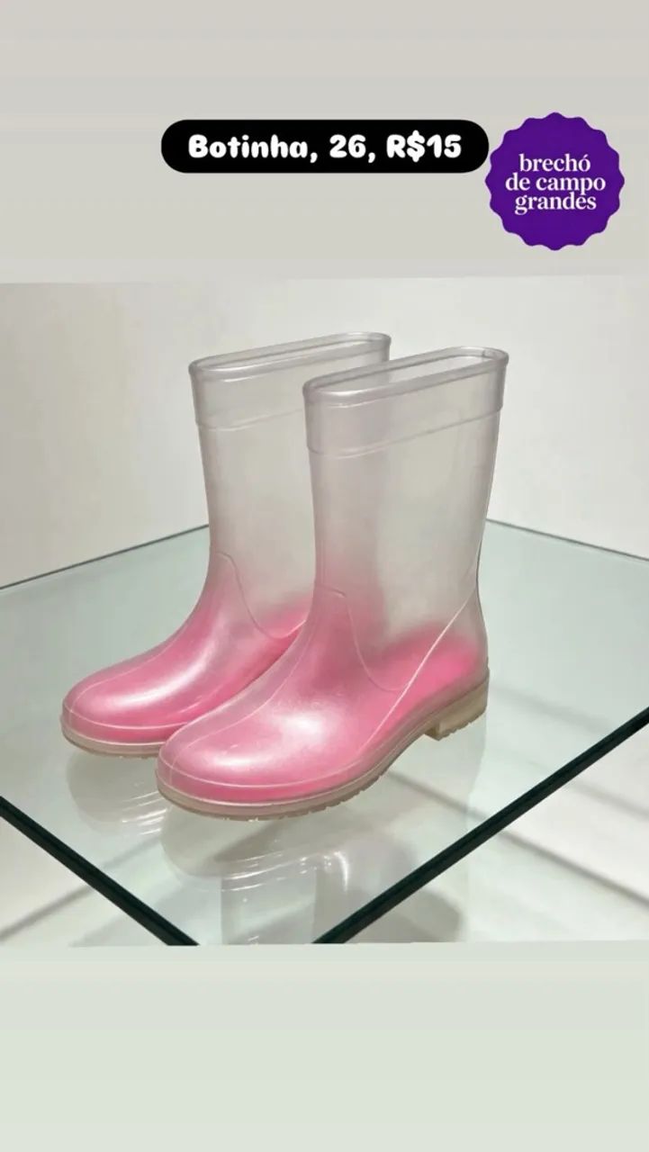 Botas transparente  - Foto 2
